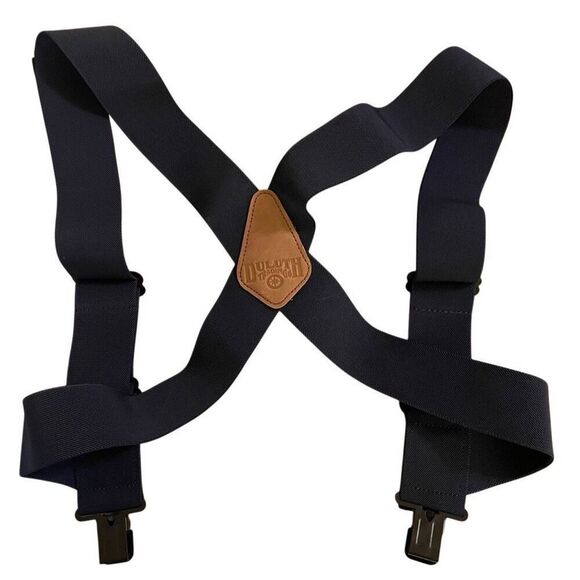 Duluth Trading Co Suspenders Side Clip Navy Blue 2 Inch Wide 92992 - Picture 1 of 4